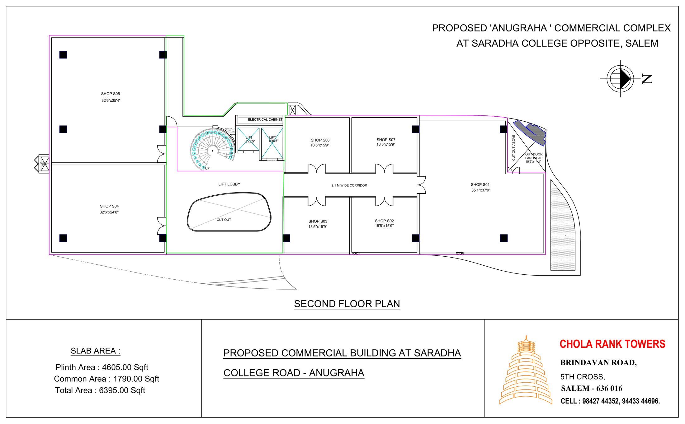 CRT Anugraha, Second floor floor plan